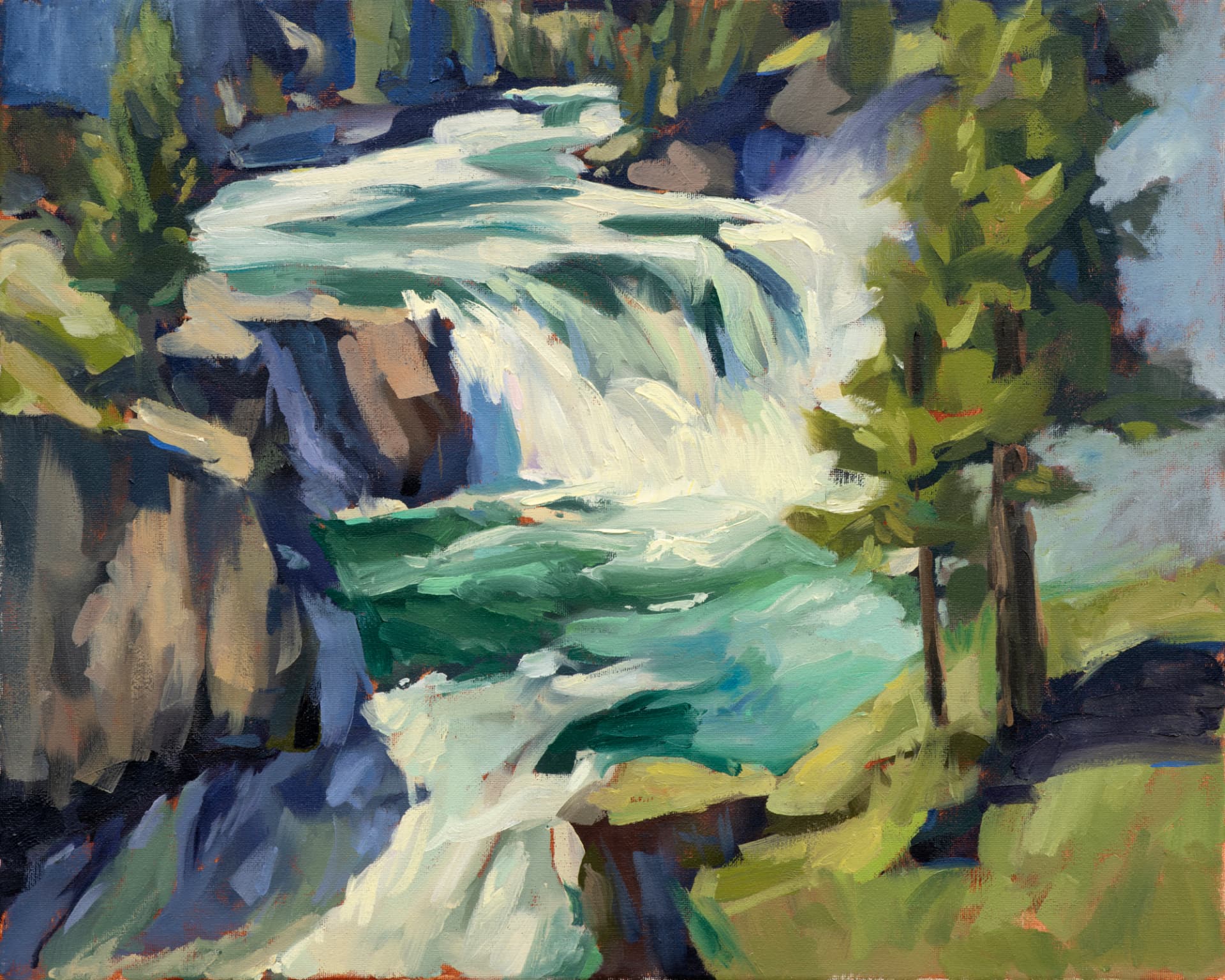 Gentle Pull of Water — an oil painting by Thomas Tugnette