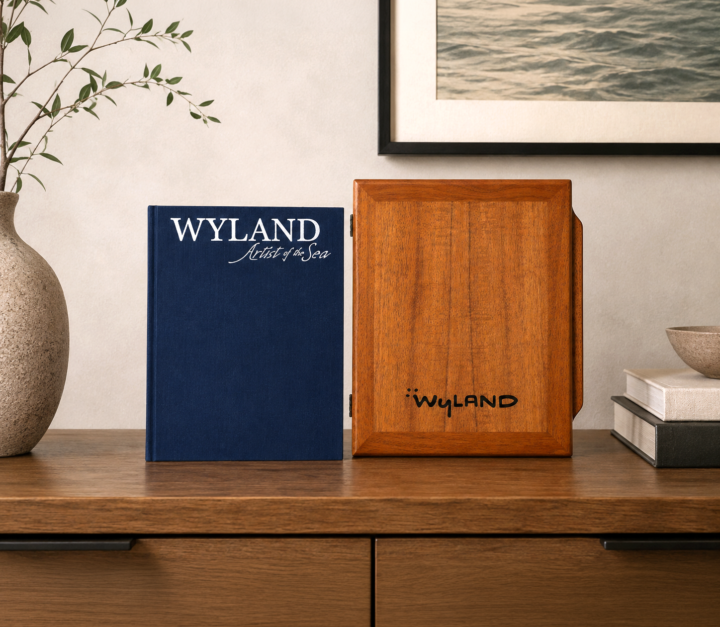 Wyland Artist of the Sea Collector’s Edition boxed set with engraved wooden case
