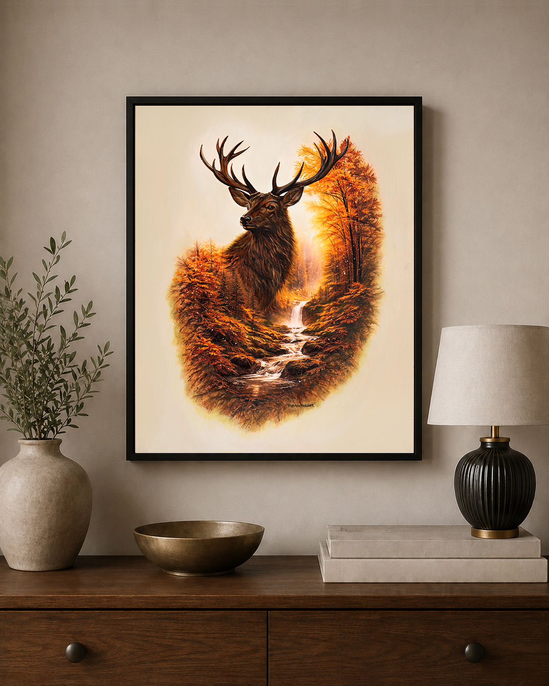 Woodland Stag by Tamara Bolger